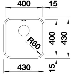 Nerezni sudoper Blanco SUPRA 340-U