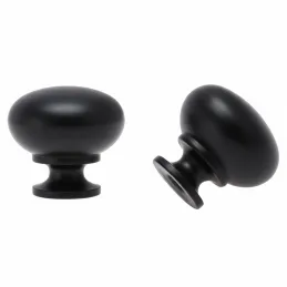 Ručka knopka VALEA / Crna mat