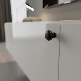 Ručka knopka VALEA / Crna mat