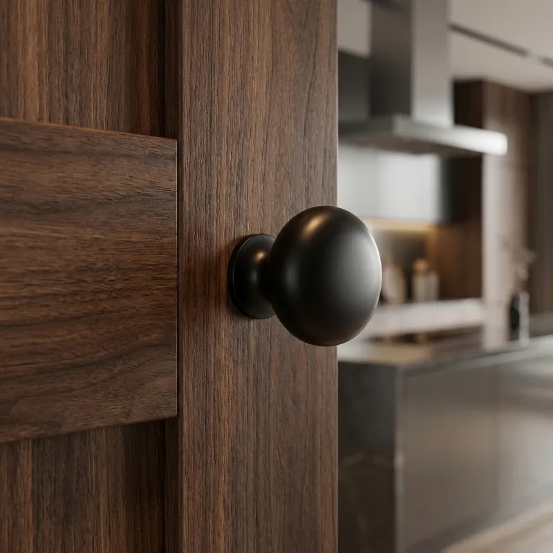 Ručka knopka VALEA / Crna mat