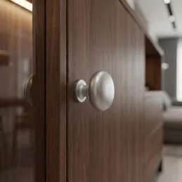 Ručka knopka VALEA / Matirani krom