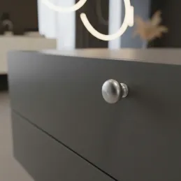 Ručka knopka VALEA / Matirani krom