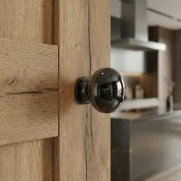 Ručka knopka VALEA / Crni krom