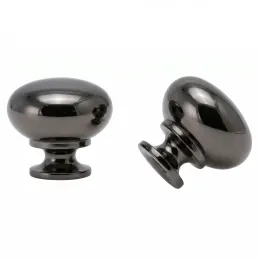 Ručka knopka VALEA / Crni krom