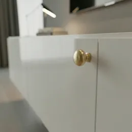 Ručka knopka VALEA / Brušeno zlato