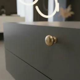 Ručka knopka VALEA / Brušeno zlato