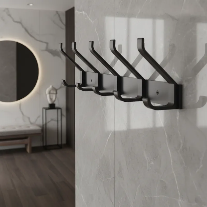 Vješalica za zid MAXXA / Crna mat