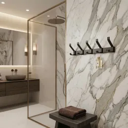 Vješalica za zid MAXXA / Crna mat