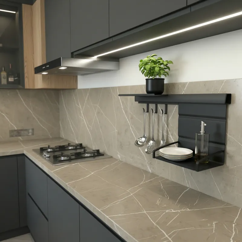 Zidni set polica OXXO II 600 mm / Antracit