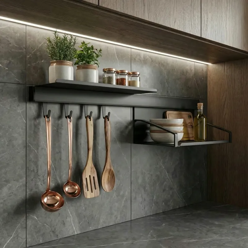 Zidni set polica OXXO III 600 mm / Antracit