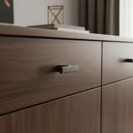 Ručka knopka LIZA / Crna mat