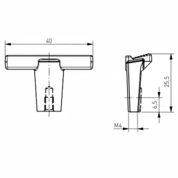 Ručka knopka LIZA / Brušeno zlato