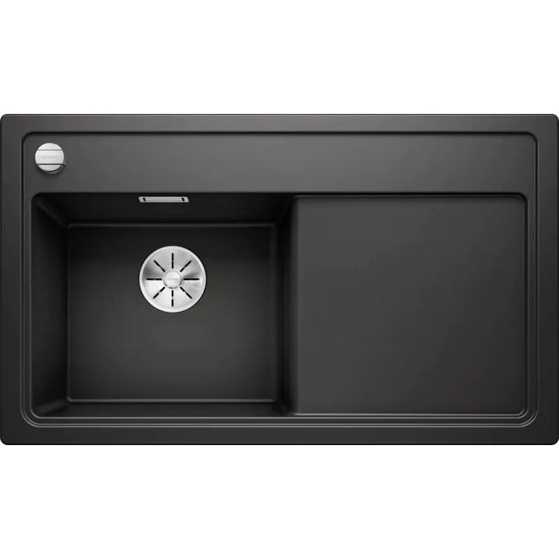 Kuhinjski sudoper od kamene keramike Blanco ZENAR 45 S s ekscentrom / Crna lijeva
