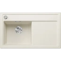 Kameninijski sudoper Blanco ZENAR 45 S s ekscentrom / Bijela soft lijeva