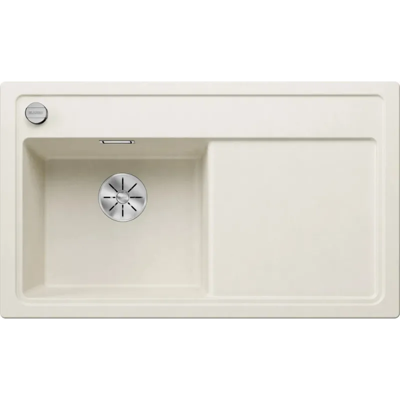 Kameninijski sudoper Blanco ZENAR 45 S s ekscentrom / Bijela soft lijeva