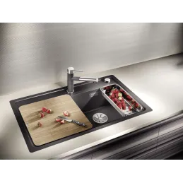 Kameninova sudopera Blanco ZENAR 45 S s ekscentrom / Siva vulkan lijeva