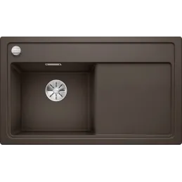 Kuhinjski sudoper od keramičkog kamena Blanco ZENAR 45 S s ekscentrom / Kava lijeva