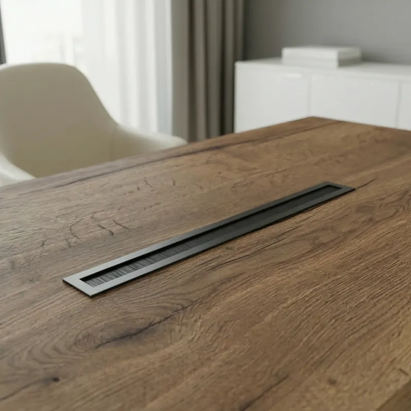 Prolaznica za kabele MERIDA SLIM / Crna mat