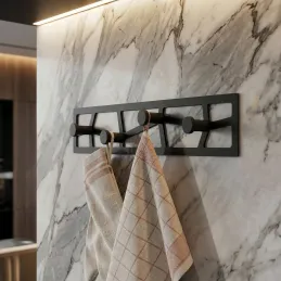 Vješalica KASTO XL / Crna mat