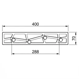 Vješalica KASTO XL / Crna mat