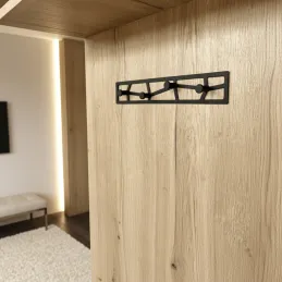 Vješalica KASTO XL / Crna mat