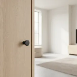 Ručka knopka VITRA / Crna mat