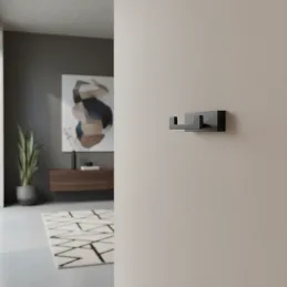 Vješalica DELTA DUO / Crna mat