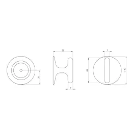 Vješalica STYLLA / Sjajni krom