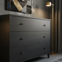 Ručka knopka STYLLA / Crna mat