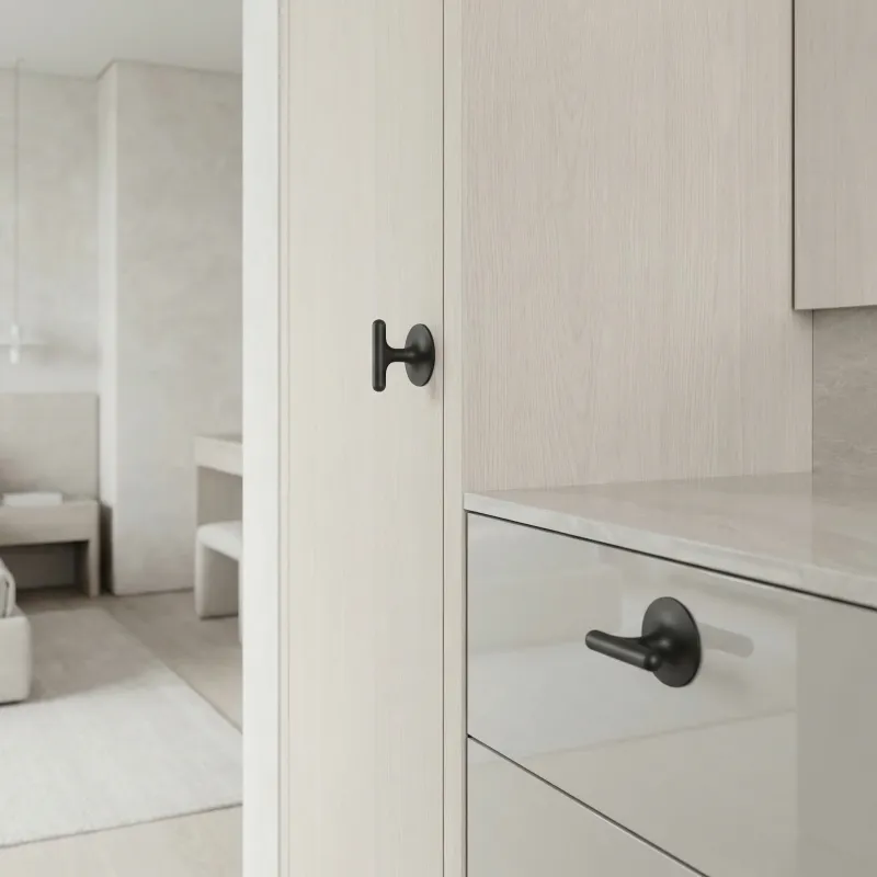 Ručka knopka STYLLA / Crna mat