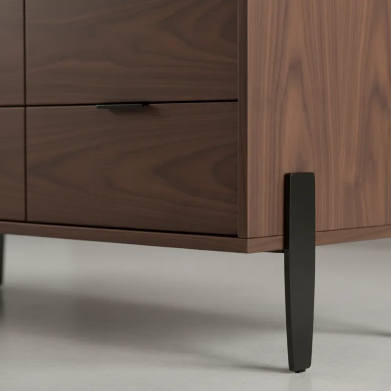 Namještajna nogica MORGAN / Crna mat