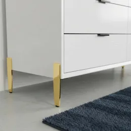 Namještajna nožica MORGAN / Zlatna sjajna