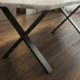 Stolne noge ULTRA SLIM Crna / Par