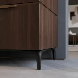 Namještajna nožica EBRO / Crna mat