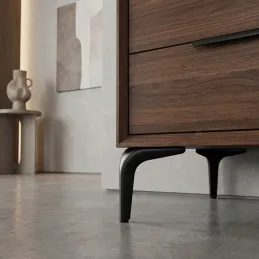 Namještajna nožica EBRO / Crna mat