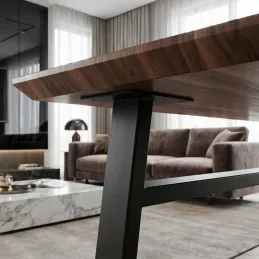 Stolne noge HUNT / Crna mat