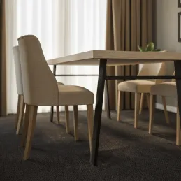 Stolne noge HUNT / Crna mat