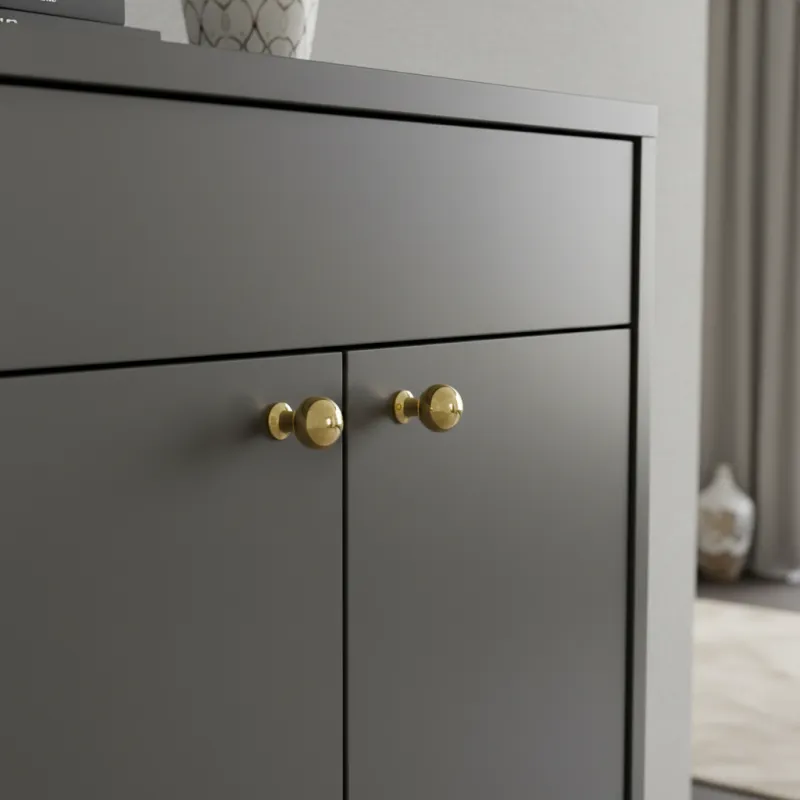 Ručka za namještaj knop KAREN / Sjajno zlatna