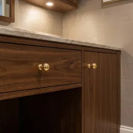 Ručka za namještaj knop KAREN / Sjajno zlatna