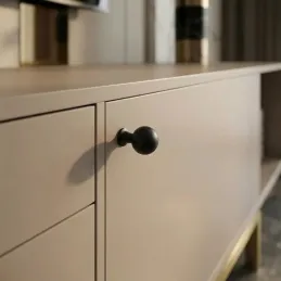 Ručka knopka KAREN / Crna mat