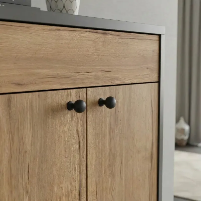 Ručka knopka KAREN / Crna mat