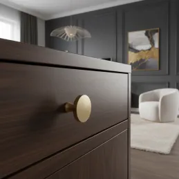 Ručka knopka MAIRA / Brušeno zlatna