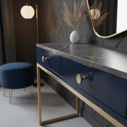 Ručka knopka MAIRA / Brušeno zlatna