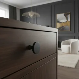 Ručka knopka MAIRA / Crna mat мат