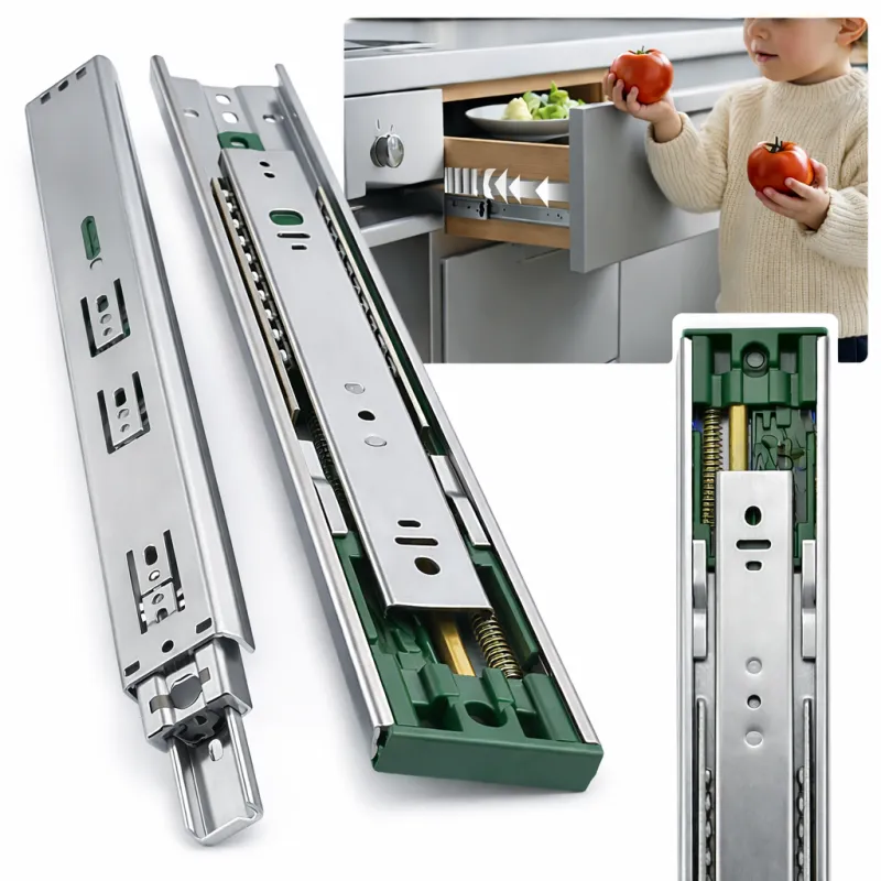 Kuglični vodilica s prigušivačem i bezručno otvaranje 45 mm PRO