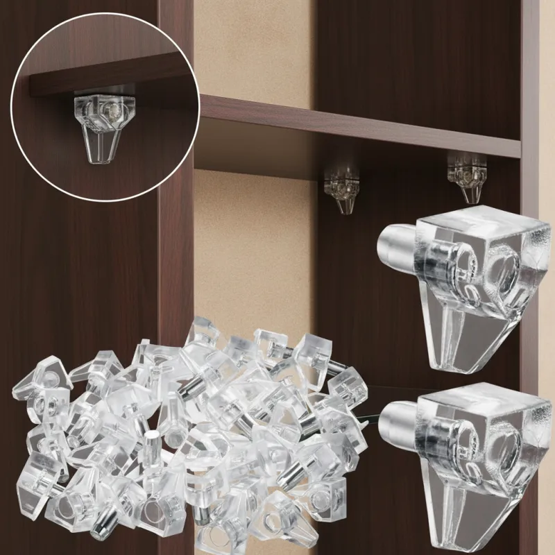 Polična podrška 5 mm SAFETY / Prozirna - 100 kom