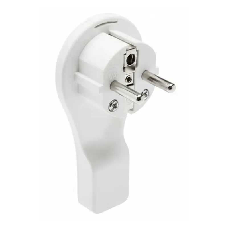 Plosni utični kraj / Bijela