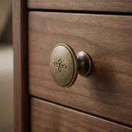 Ručka knopka MELISSA / Staro mesing