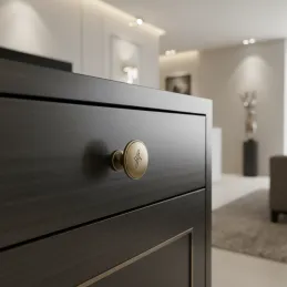 Ručka knopka MELISSA / Staro mesing