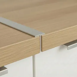 Univerzalna spojna letvica za radnu ploču 38 mm za ravni ABS rub / Aluminij